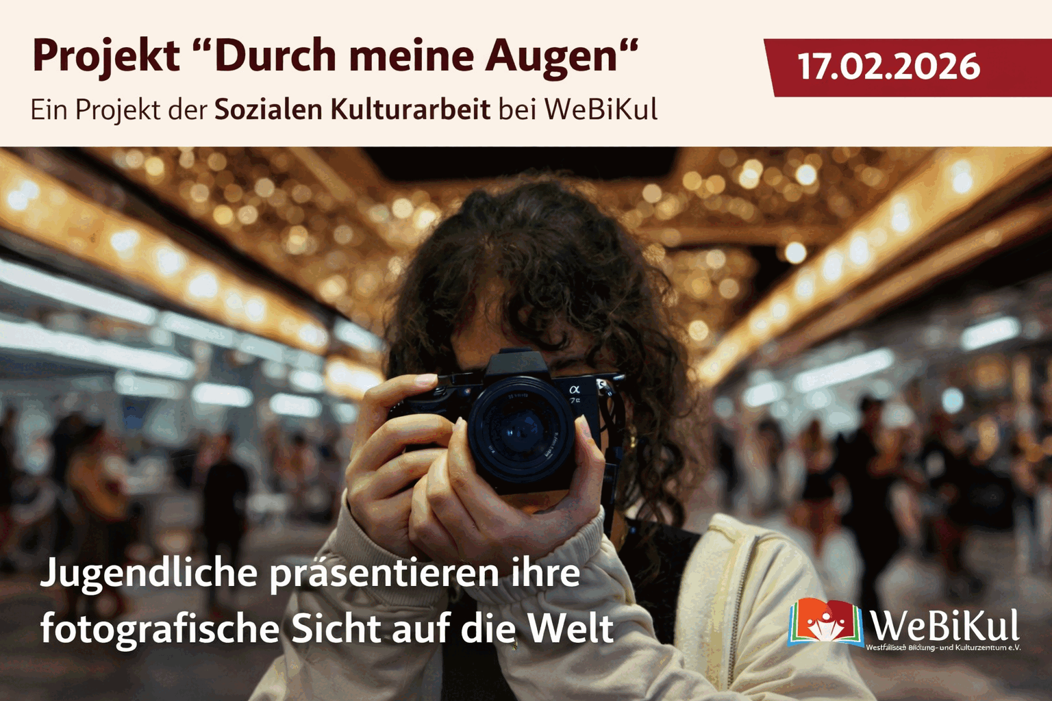 Kunstprojekt von Jugendlichen: „Durch meine Augen“