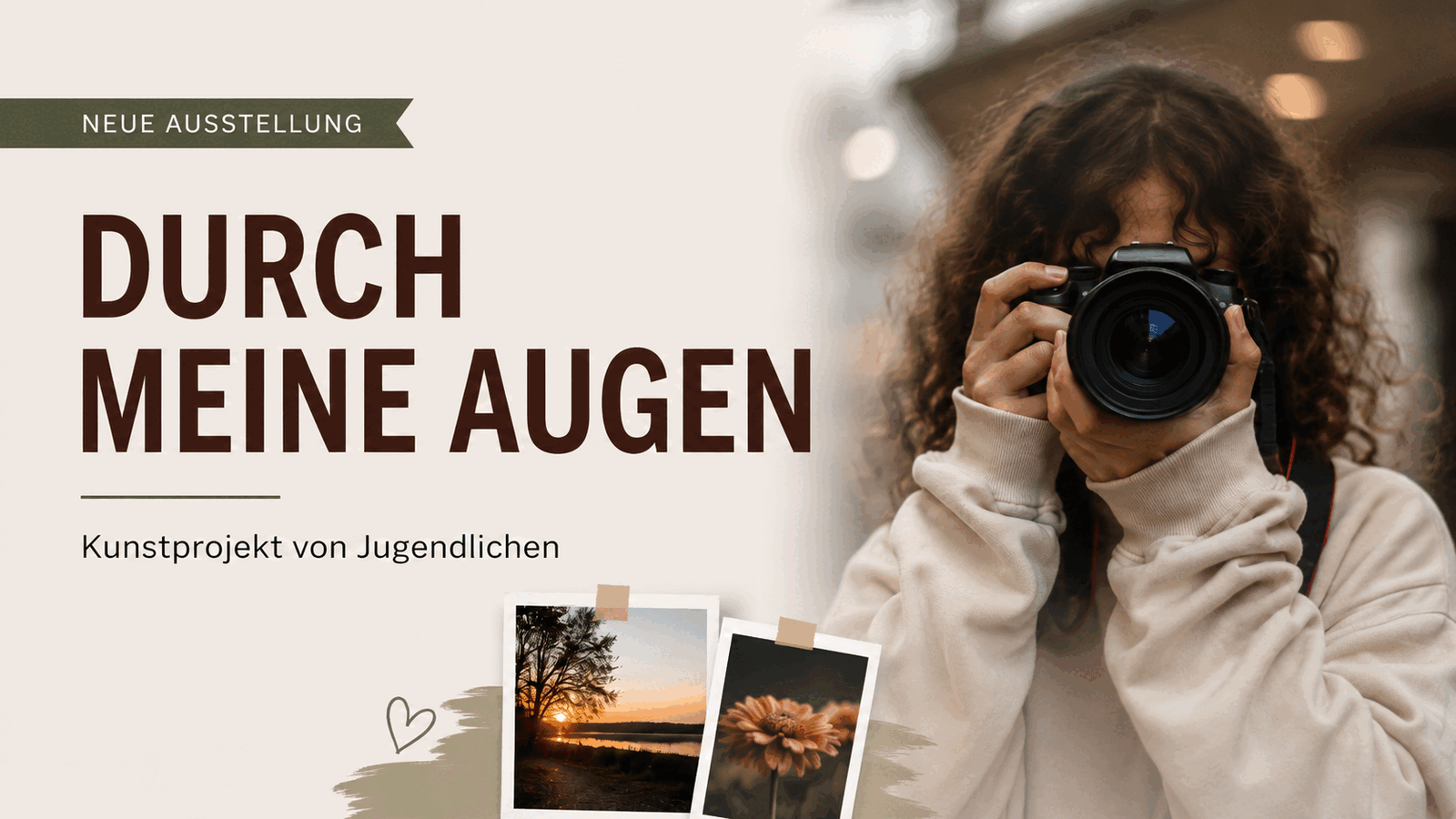 Neue Ausstellung „Durch meine Augen“ – Kunstprojekt von Jugendlichen