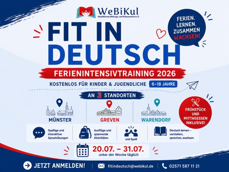 Ferienintensivtraining „Fit in Deutsch“